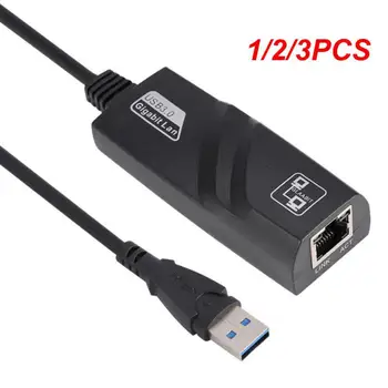 1/2/3PCS 10/100/1000Mbps USB 3.0 USB 2.0 vezetékes USB TypeC - Rj45 Lan Ethernet adapter RTL8153 hálózati kártya PC-hez Macbook