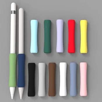 1db Apple Pencil 2-höz 1 toktok univerzális színes IPad ceruzatartóhoz Csúszásmentes karcvédő szilikon tok