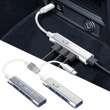 1db C típusú USB adapter Autóipari termékek Infiniti FX50 FX35 Q60 Q50 Q30 ESQ QX30 QX50 QX60 QX70 QX80 JX35 G35 G37 G20