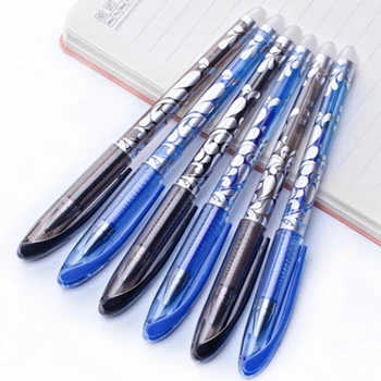 1Set Törölhető tollak Zselés toll Iskola vízálló gél tinta Írószer Iskolai írószerek notebook irodai diákoknak