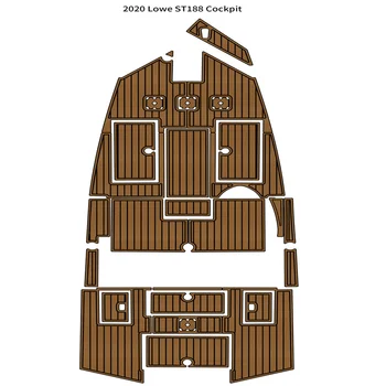 2020 Lowe ST188 pilótafülke pad hajó EVA habszivacs mű teak fedélzeti padlószőnyeg öntapadó