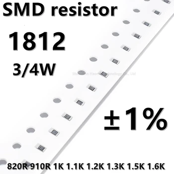  (20db) 1812 SMD ellenállás 1% 820R 910R 1K 1.1K 1.2K 1.3K 1.5K 1.6K 3 / 4W jobb minőség