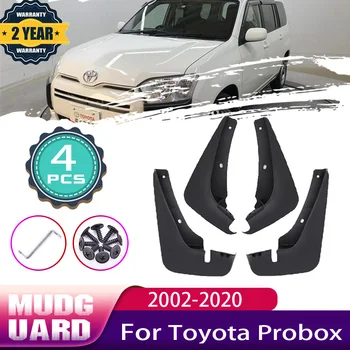 4x Autó sárvédők Toyota Probox XP50 XP160 Succeed 2002~2020 MudFlaps Első hátsó sárfröccsenő védőburkolatok Fékszárnyak Autó kiegészítők 2003