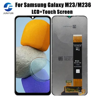 6,6 hüvelyk Samsung Galaxy M23 LCD M236 kijelző érintőképernyős digitalizáló szerelvényhez Samsung M236B M236B / DS kijelzőhöz