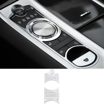 7Pcs autó központi vezérlő fogaskerék gomb borító dekorációs matrica Jaguar XF 2012-2015