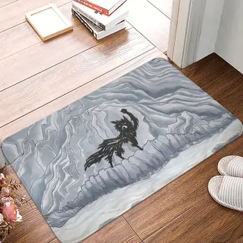 A téli farkas fantasztikus Róka úr Írta: Wes Anderson csúszásmentes lábtörlő szőnyeg Nappali hálószoba szőnyeg Kültéri flanel dekoratív