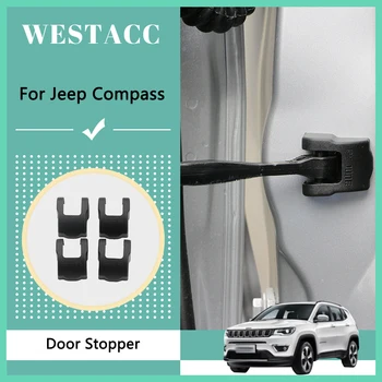 ABS autóajtó határoló dugófedél ajtózár Rozsdaálló burkolat Jeep Compass 2017 - 2020 belső kiegészítőkhöz