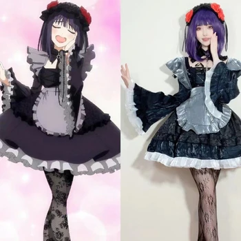 Anime My Dress Up Drágám Marin Kitagawa Cosplay jelmez szett Karácsonyi karneváli party Öltöztetős születésnapi ajándék Lolita cosplay szett