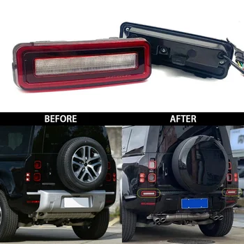  autó hátsó LED lökhárító fényvisszaverő hátsó fék féklámpa irányjelző lámpa a Land Rover Defender számára 2020-2022
