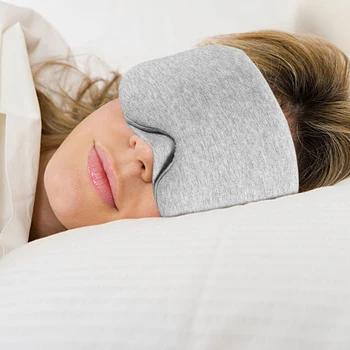 Cotton Sleep Eye Mask Light Blocking Sleep Mask Soft Eye Blind Eye Shade Cover for Sleep Travel