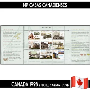 D0035 # Kanada 1998. MP Kanadai házak (MNH) MI # 1709-1717KB