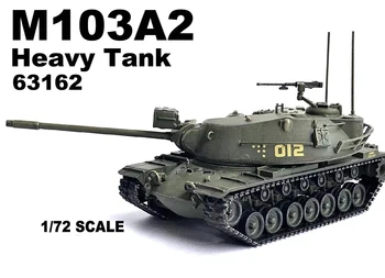 Diecast 1/72 méretarányú amerikai M103A2 militarizált harci lánctalpas nehéz tank 63162 kész harckocsi modell emléktárgy kiállítási díszek