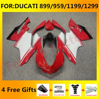 Ducati 899 1199 2012 2013 2014 Panigale 959 1299 2015 2016 2017 2018 teljes burkolat készlet piros fehér
