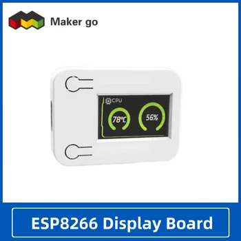 ESP8266 számítógép állapotát figyelő kijelző kártya fejlesztői kártya 1,14 hüvelykes ultrakicsi CPU hőmérséklet-kihasználtság