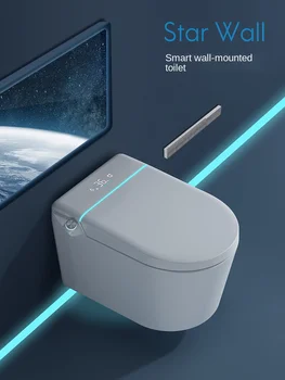 Falra szerelhető háztartási automata intelligens WC beágyazott felfüggesztés beépített kis lakás fröccsenésálló WC