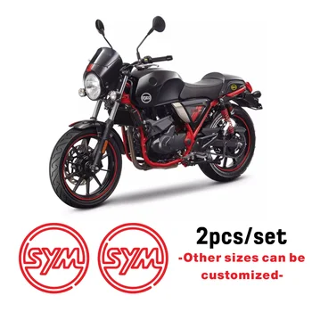 For SYM logó motorkerékpár fényvisszaverő embléma matrica Sanyang Motor Maxsym Tl500 SYM Cruisym 300 FNX150 JoymaxZ 300 FIDDLE