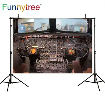 Funnytree Repülőgép Űrmúzeum tapéta gyermek repülés háttér videóhoz Fotózási kellékek Háttér Fotóstúdió Fotótelefon