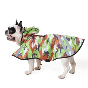 GLORIOUS KEK vízálló kutya esőkabát kapucnis kutya poncsó esőkabát kis, közepes nagytestű kutyáknak XS-3XL francia bulldog kisállat ruházat