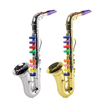 Gyerekszaxofon trombita játék hangszer játék, zenetanulás Mini szaxofon