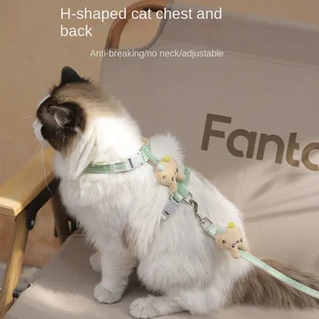 H-típusú kioldásgátló macska kötél csúszásgátló húzásgátló macska kutya nyakörvek hám kisállat póráz csúszásmentes séta kültéri macska kutya póráz
