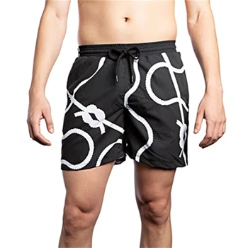 Hawaii 3D mintás rövidnadrág Laza lélegző ötpontos nadrágok Nyári oversize férfi rövidnadrág Nyaralás Pantalones Férfi strandnadrág
