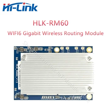 Hilink HLK-RM60 Mini Wifi6 gigabites vezeték nélküli útválasztó modul 2.4G/5.8G rádiófrekvenciás MT7621 chip Nagy teljesítményű