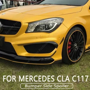 Mercedes Benz CLA C117 2Pcs autó első lökhárító oldalsó spoiler elosztó ködlámpa burkolat CLA200 220 250 CLA45 AMG 2013-2015