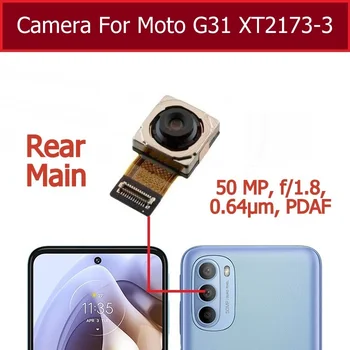 Motorola Moto G31 XT2173-3 első hátsó főkamera Flex kábel felé néző szelfi elülső hátsó fő kamera csere alkatrészek