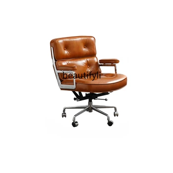 Nordic Computer Chair ergonomikus Hosszú ülés Kényelmes irodai szék Állítható szék Gamer szék