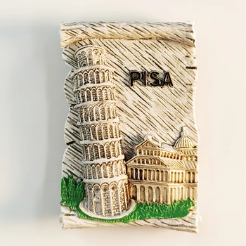 Olaszország Utazó ajándéktárgyak Toszkána Hűtőszekrény mágnesek Lakberendezés Pisa Roma Firenze hűtőszekrény matricák Esküvői ajándékok