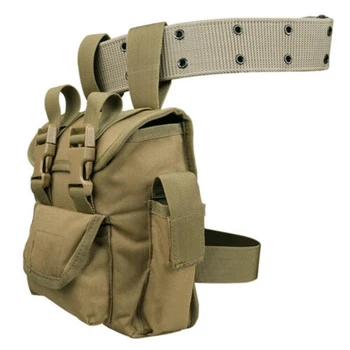 Taktikai ejtőlábas táska állítható kültéri sportkiegészítők övtáska hadsereg vadászati derékcsomagok Molle lábtasak túrakerékpáros táska