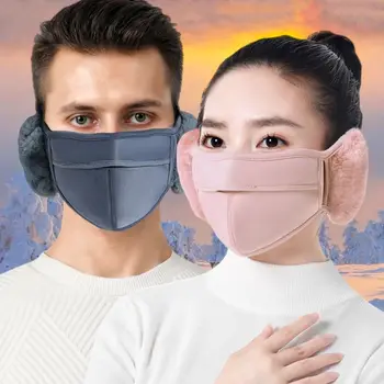 Termikus fülvédő maszk Légáteresztő porálló Szélálló fülvédő maszk Wrap maszk Gyapjú fülmelegítő Fülvédő téli maszk lovaglás