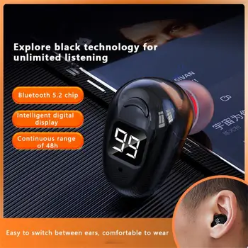 TWS vezeték nélküli fejhallgató Bluetooth 5.2 játék kihangosító fülhallgató mikrofonnal Power Display üzleti fejhallgató