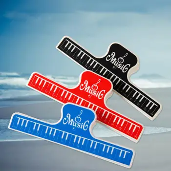 Többfunkciós klipek színes műanyag rugós klip Rögzített kotta gitárlejátszóhoz