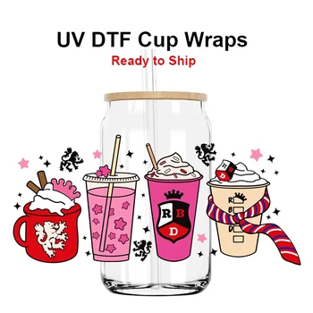 UV DTF transzfer matricák Vízálló matricacímke átvitel poharakhoz Csomagolások egyedi nyomtatás nagykereskedelmi címke szállító