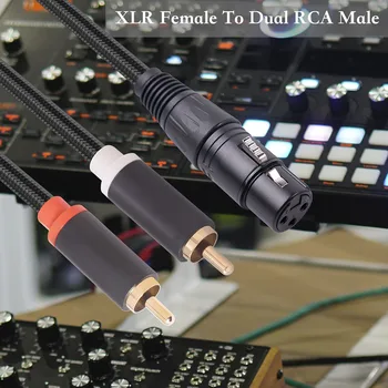 vadonatúj hangszerek Audio kábel mikrofonkábel 3 magos XLR XLR kábeladapter keverőkhöz Széles kompatibilitás