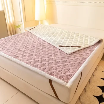 Új tejbársony meleg nyomású matrac összecsukható egy- vagy kétvastag, csúszásmentes matrac matrac tatami