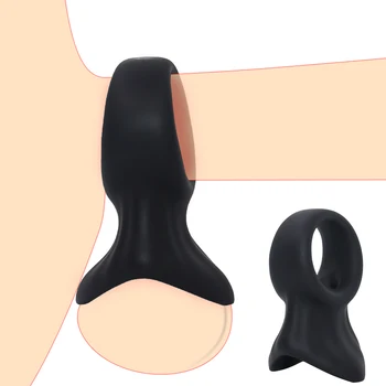 Újrafelhasználható péniszgyűrű herezacskó rabsági kakas gyűrű szex játékok férfiaknak tisztasági ketrec herék rabsági zár gyűrű felnőtt szex termékbolt
